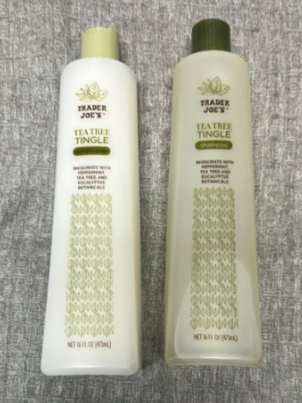 Trader Joe’s, tea tree tingle shampoo, and conditioner bundle NEW
